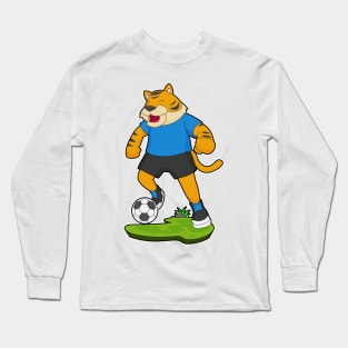 Tiger Soccer player Soccer Long Sleeve T-Shirt